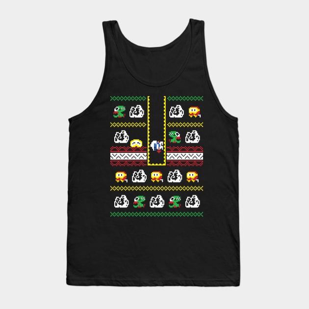 Ugly Christmas Sweater I Dig Christmas Tank Top by RetroReview